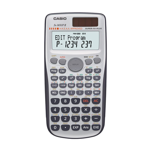 Casio Fx-3650 P 308 Bilimsel Fonskiyonlu Hesap Makinesi Gri (4 Programlı İntegral Kompleks Güneş Enerjili+Pilli) - 1