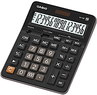 CASİO GX-16 B MASA ÜSTÜ HESAP MAKİNESİ 16 HANE SİYAH BÜYÜK BOY - CASİO