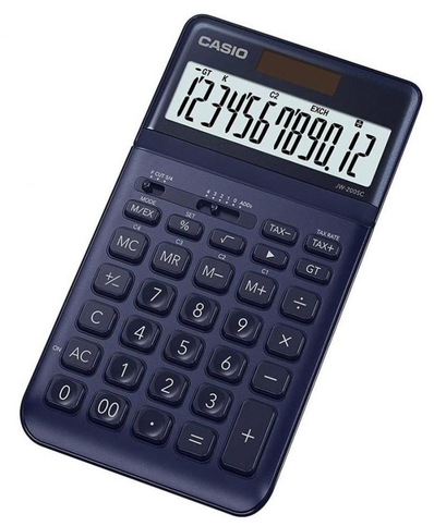 Casio Jw-200 Sc Masa Üstü Hesap Makinesi 12 Hane Lacivert Orta Boy - 1