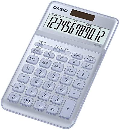 Casio Jw-200 Sc Masa Üstü Hesap Makinesi 12 Hane Mavi Orta Boy - 1