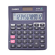 CASİO MJ-120 D PLUS MASA ÜSTÜ HESAP MAKİNESİ 12 HANE SİYAH (TAX 300 İŞLEM KONTROLLÜ) - CASİO