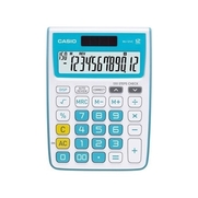 Casio Mj-12Vcb Masa Üstü Hesap Makinesi 12 Hane Mavi - 1