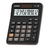 CASİO MX-12 B MASA ÜSTÜ HESAP MAKİNESİ 12 HANE SİYAH - CASİO