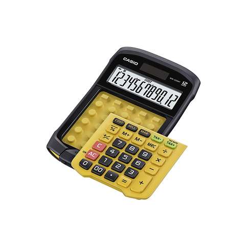 Casio Wm-320 Mt Masa Üstü Hesap Makinesi 12 Hane Sarı (Tax Su Ve Tuz Korumalı Kapak) - 1