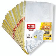 CASSA 7260 DELİKLİ POŞET DOSYA 40 MİKRON A4 100LÜ - CASSA