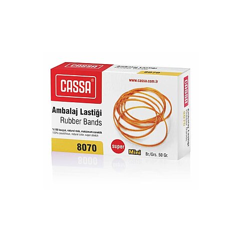 CASSA 8070 %100 KAUÇUK AMBALAJ LASTİĞİ 50gr KUTU - 1