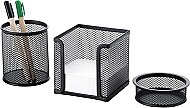 CASSA 8915 METAL PERFORE MASA SETİ SİYAH 3LÜ - CASSA