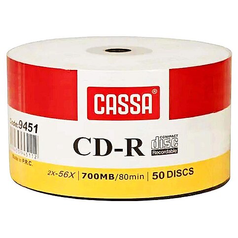 CASSA 9451 CD-R 56x 700mb 50Lİ SHRİNK - 1