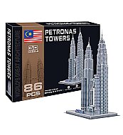 CC SEM0104A 3D PUZZLE PETRONAS TOWERS 86 PARÇA - CC
