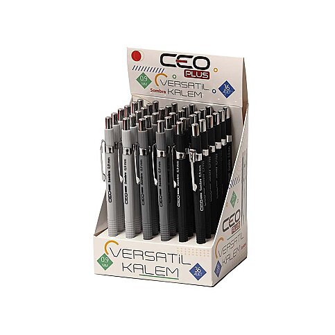Ceo Plus Sombra Silgi Efektli Gövdeli Versatil Kalem 09 Karışık Renk (Ceo-Vr0017) - 1