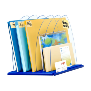 Cep 816İ 6 Bölme Plastik Magazinlik Şeffaf Buz Mavisi - NONAME