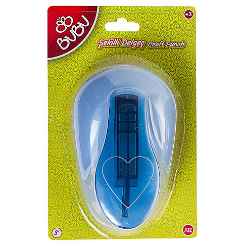 CEREN BUBU DE0013 ŞEKİLLİ DELGEÇ KALP XXL - 1