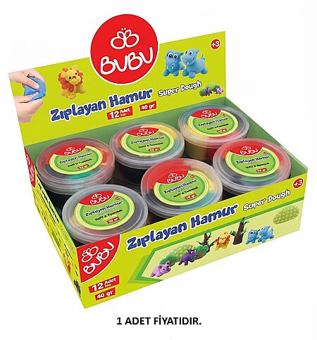 CEREN BUBU HA0001 ZIPLAYAN OYUN HAMURU 40gr - 1