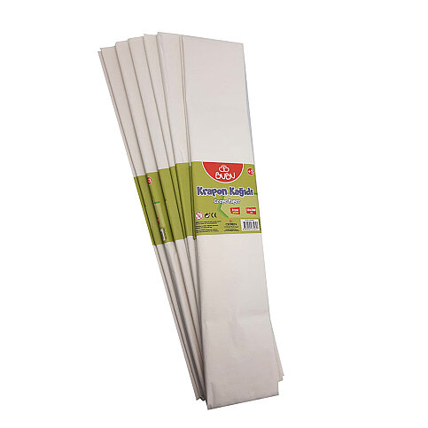 CEREN BUBU KR0005 KRAPON KAĞIDI BEYAZ 10LU - 1