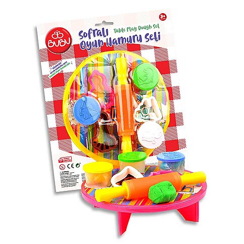 CEREN BUBU OH0002 SOFRALI OYUN HAMURU SETİ 3 RENKx15gr - 1