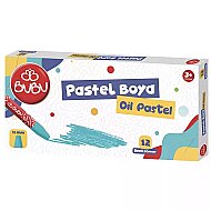 CEREN BUBU PAS001 PASTEL BOYA 12 RENK - BUBU