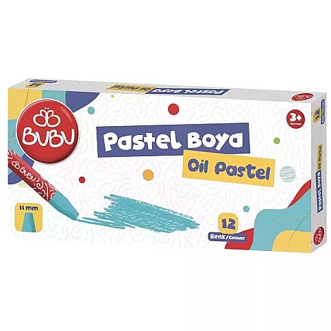 CEREN BUBU PAS001 PASTEL BOYA 12 RENK - 1