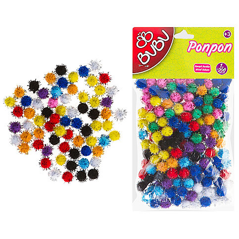CEREN BUBU 00111 SİMLİ PONPON 10mm 200LÜ - 1