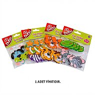 CEREN BUBU STS020 (STS008-STS0025) 3D KEÇE STİCKER OYNAR GÖZ HAYVAN - BUBU