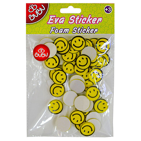 CEREN BUBU STS029 EVA STİCKER KÜÇÜK GÜLEN YÜZ - 1