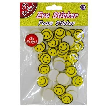 Ceren Bubu Sts029 Eva Sticker Küçük Gülen Yüz - 1