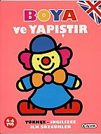 ÇİÇEK YAYINCILIK BOYA VE YAPIŞTIR BOYAMA KİTABI - ÇİÇEK YAYINCILIK