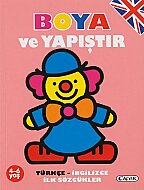 ÇİÇEK YAYINCILIK BOYA VE YAPIŞTIR BOYAMA KİTABI - ÇİÇEK YAYINCILIK