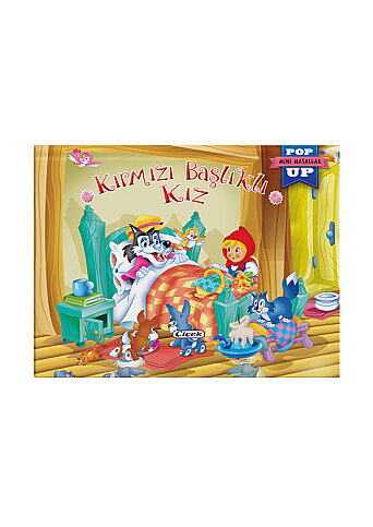 ÇİÇEK YAYINCILIK POP UP MİNİ MASALLAR-KIRMIZI BAŞLIKLI KIZ - 1