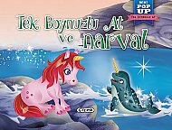 ÇİÇEK YAYINCILIK POP UP MİNİ MASALLAR-TEK BOYNUZLU AT VE NARVAL - ÇİÇEK YAYINCILIK