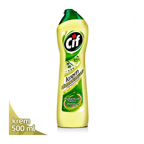 CİF KREM TEMİZLEYİCİ LİMONLU 500ml - 1