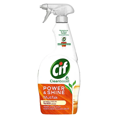 CİF POWER SHİNE SPREY MUTFAK TEMİZLEYİCİ 750ml - 1