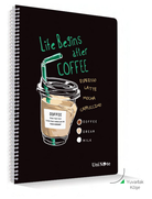 Çınar Coffee Spiralli Defter A4 Çizgili 72 Yaprak (72607) - 1