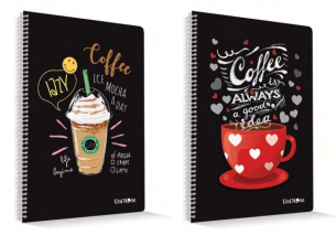 Çınar Coffee Spiralli Defter A4 Çizgili 72 Yaprak (72607) - 4