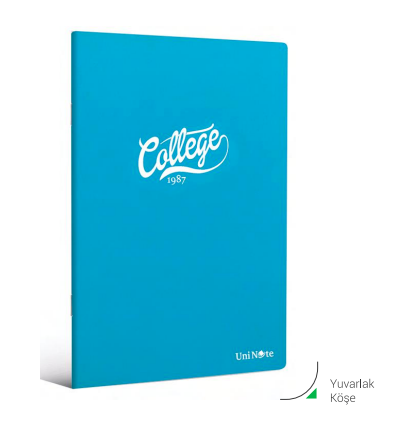 Çınar College Plastik Kapak Defter A4 Çizgili 80 Yaprak (76004) - 1