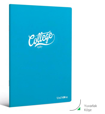 Çınar College Plastik Kapak Defter A4 Kareli 80 Yaprak (76005) - 1