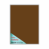 ÇINAR FON KARTONU 48x68 KAHVE 120gr (50007) - ÇINAR