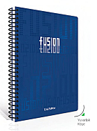 ÇINAR FUSİON SPİRALLİ SERT KAPAK DEFTER 17x24 ÇİZGİLİ 100 YAPRAK (55134) - ÇINAR