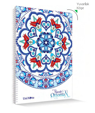 ÇINAR NİCEA OTTOMAN SPİRALLİ DEFTER A4 ÇİZGİLİ 96 YAPRAK (71710)