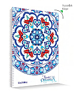 ÇINAR NİCEA OTTOMAN SPİRALLİ DEFTER A4 KARELİ 72 YAPRAK (71708) - ÇINAR