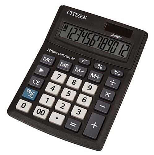 CİTİZEN CMB-1201BK MASA ÜSTÜ HESAP MAKİNESİ 12 HANE(4007120101)