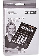 CİTİZEN CMB-1201BK MASA ÜSTÜ HESAP MAKİNESİ 12 HANE(4007120101) - CİTİZEN