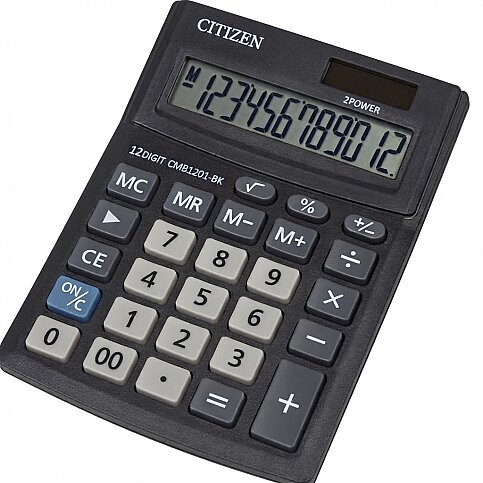 CİTİZEN CMB-1201BK MASA ÜSTÜ HESAP MAKİNESİ 12 HANE(4007120101) - 1