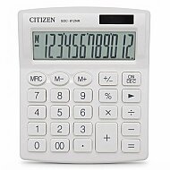 CİTİZEN SDC-812NR MASA ÜSTÜ HESAP MAKİNESİ BEYAZ 12 HANE(4007812004) - CİTİZEN