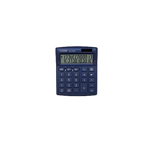 CİTİZEN SDC-812NR MASA ÜSTÜ HESAP MAKİNESİ MAVİ 12 HANE(4007812001) - 1