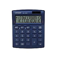 CİTİZEN SDC-812NR MASA ÜSTÜ HESAP MAKİNESİ MAVİ 12 HANE(4007812001) - CİTİZEN