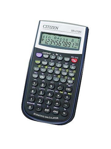 CİTİZEN SR-270N MASA ÜSTÜ HESAP MAKİNESİ 12 HANE SİYAH (4007270000) - 1