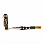 CLKPEN ZPÖ02 ROLLER KALEM ATATÜRK SİLÜETLİ ALTIN - CLKPEN