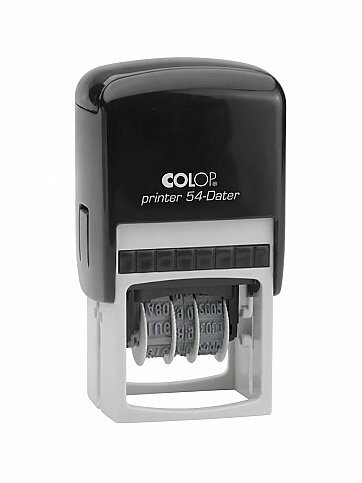 COLOP 54 PRİNTER OTOMATİK KAŞE 40x50mm SİYAH (15314191) - 1