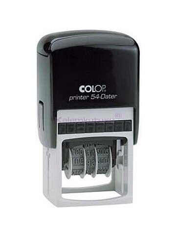 COLOP 54 PRİNTER OTOMATİK KAŞE 40x50mm SİYAH (15314191) - 1