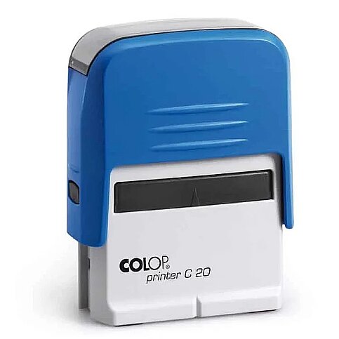 COLOP C20 PRİNTER OTOMATİK KAŞE 14x38mm MAVİ (15314061) - 1